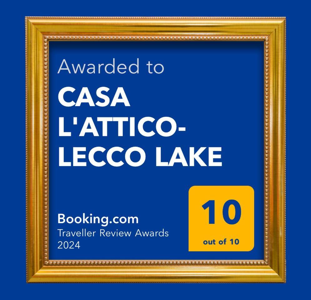 Casa Vacanze Attico Sul Lago Di Lecco, A Due Passi Dal Centro Con Posto Auto Extérieur photo
